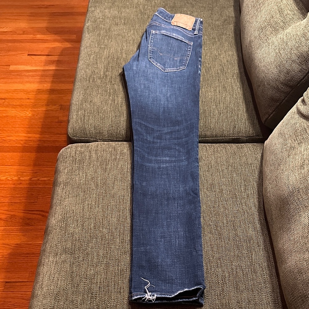American Eagle Outfitters Men's Slim Straight Blue Jeans